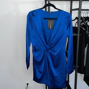 Fashion Nova L Sugar Free Dress Royal Blue
